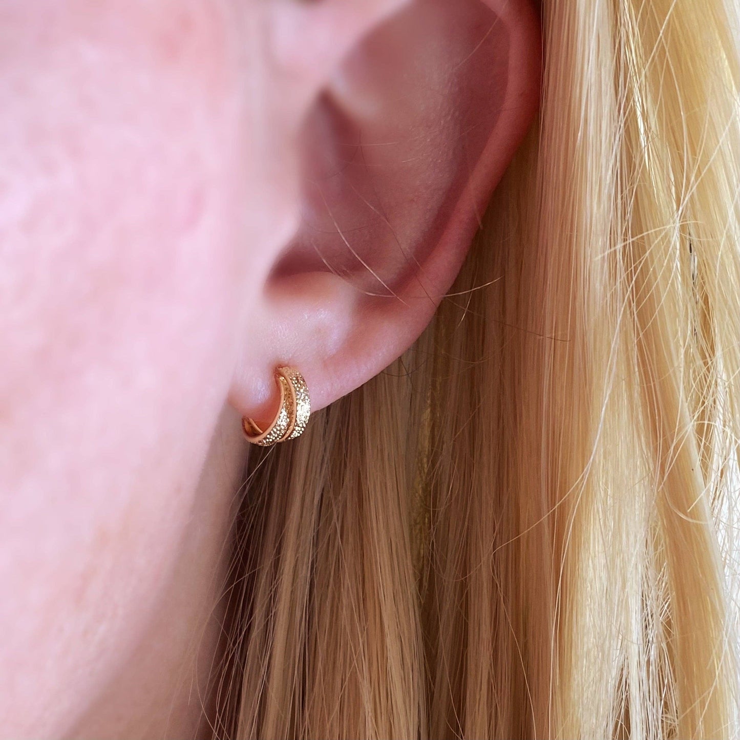 Gold Filled Mini Twist Hoops