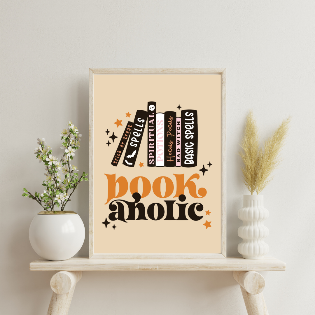 Halloween Books Art Print