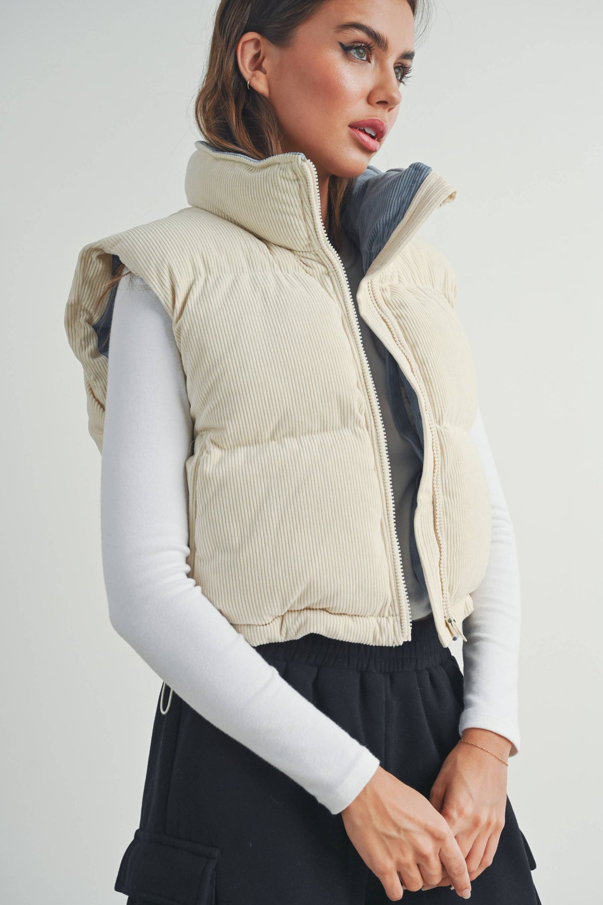 Curated Corduroy Puffer