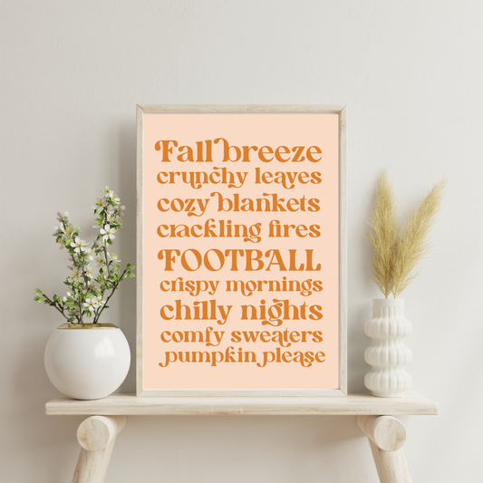 Fall Favorites Art Print