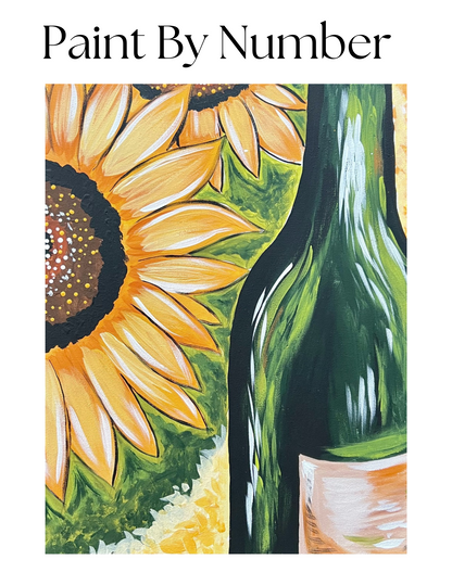 Sunflower Still Life Mini Paint By Number