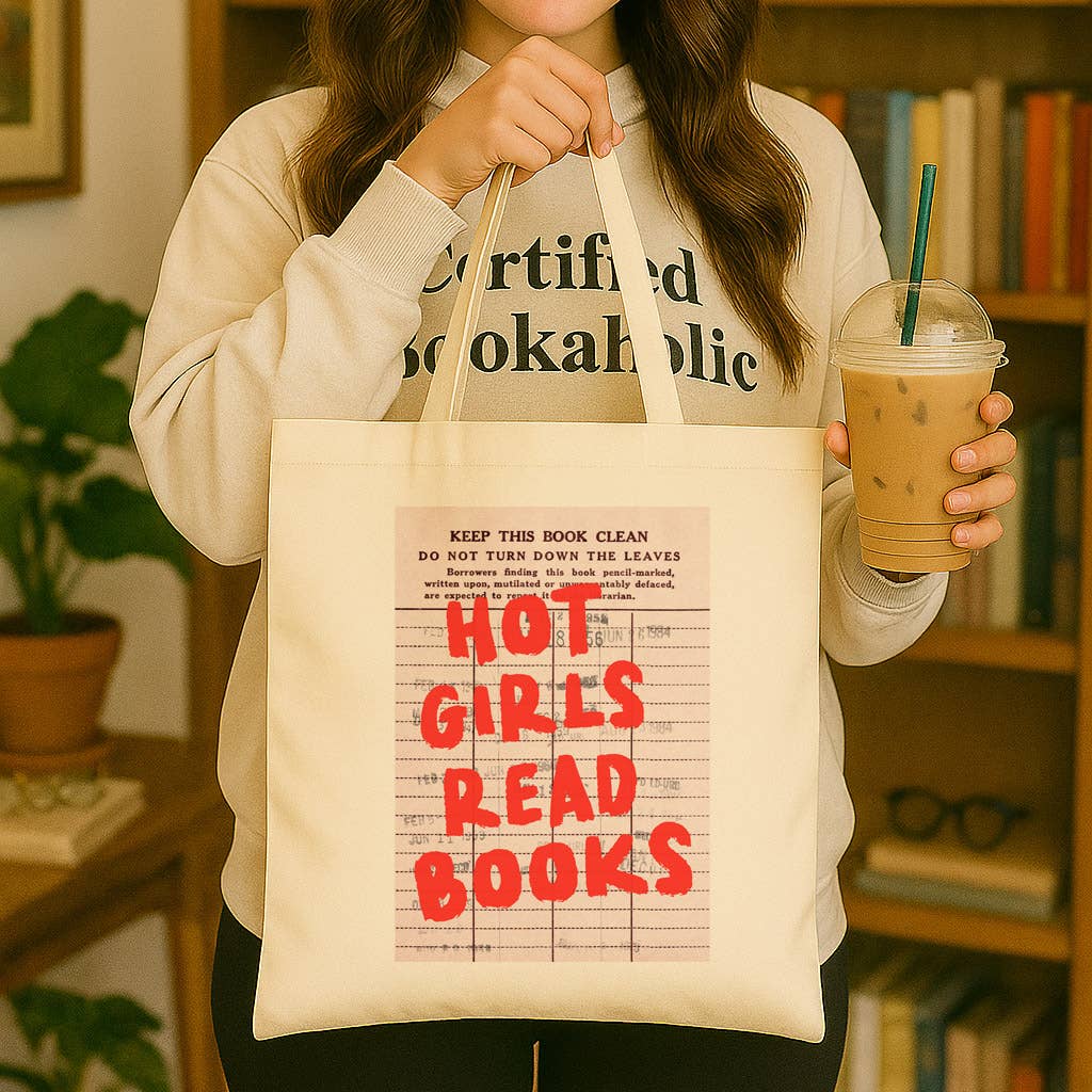Hot Girls Read Tote Bag