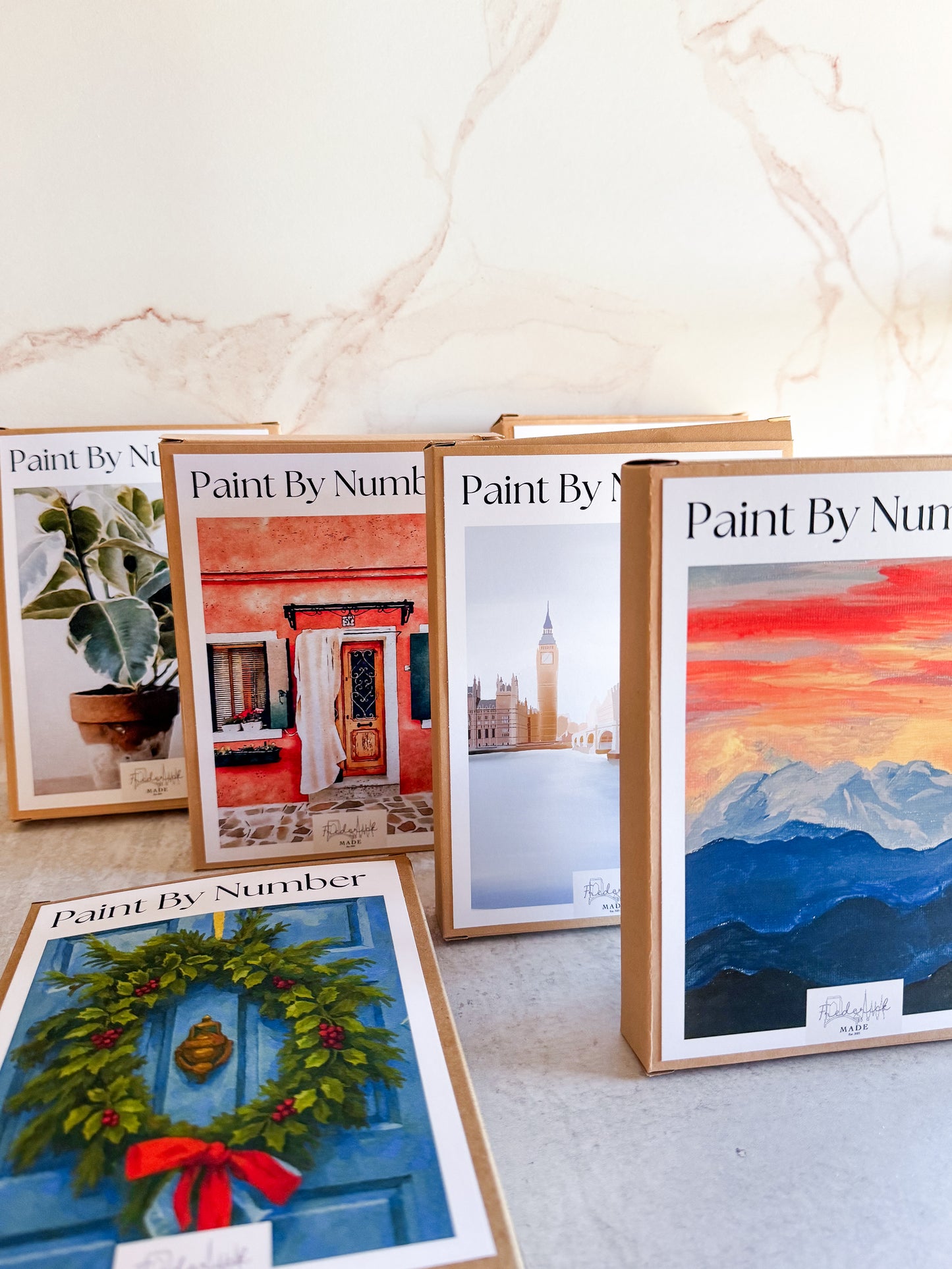 Mountain Sunrise Mini Paint By Number