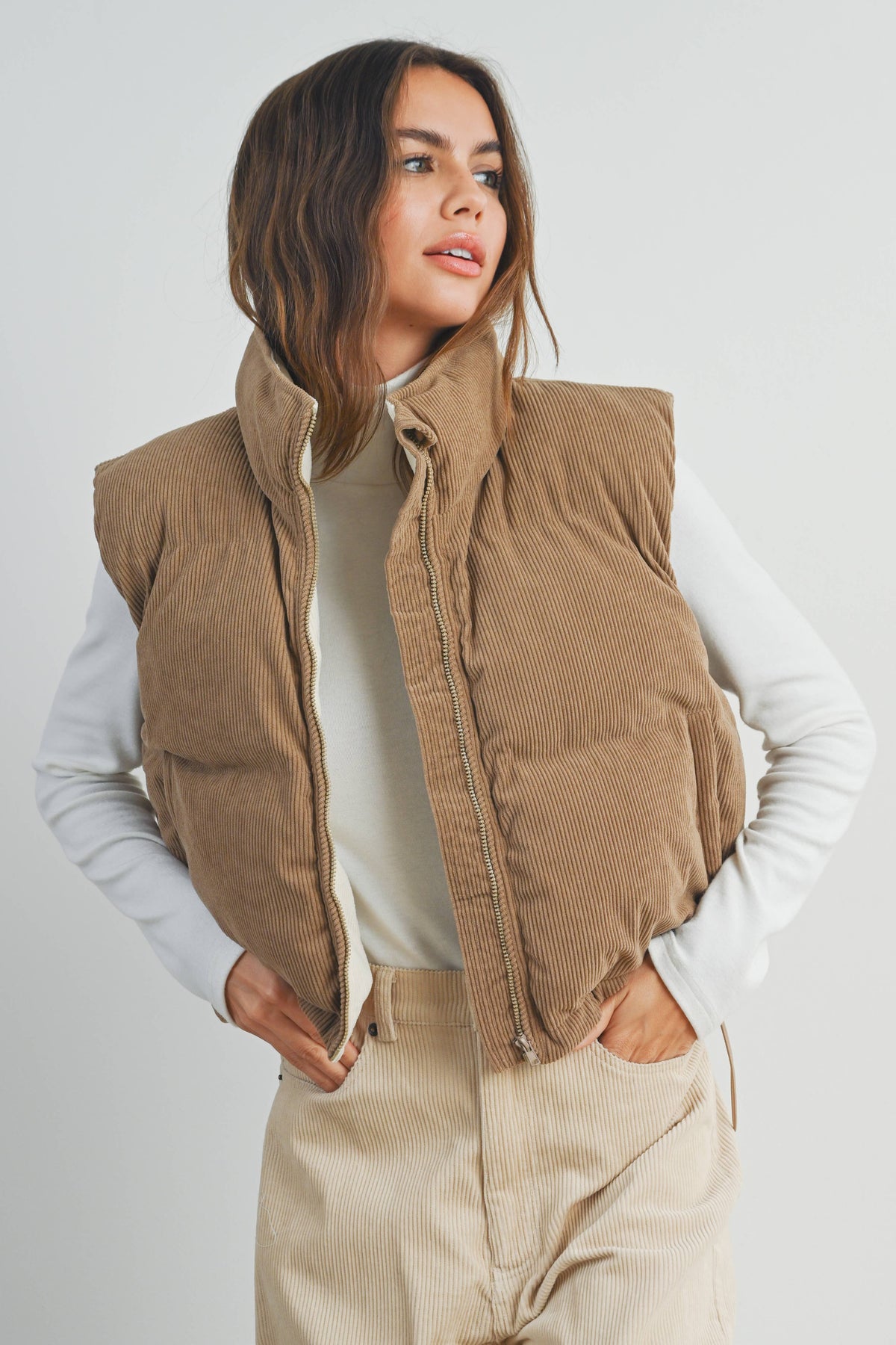 Curated Corduroy Puffer