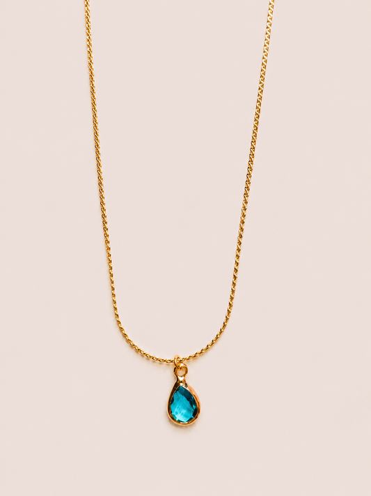 Aquamarine necklace