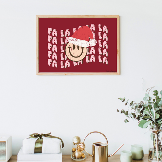 Happy Fa La La Art Print