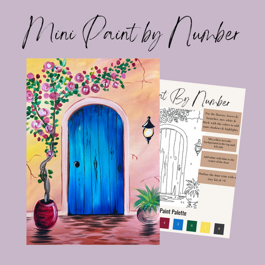 Blue Door Mini Paint By Number - Preorder