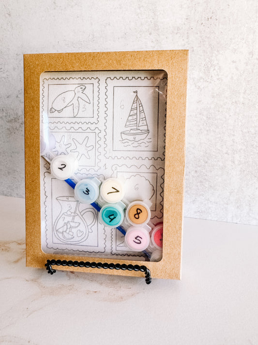 Summer Stamps Mini Paint by Number