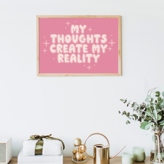 My Thoughts Art Print