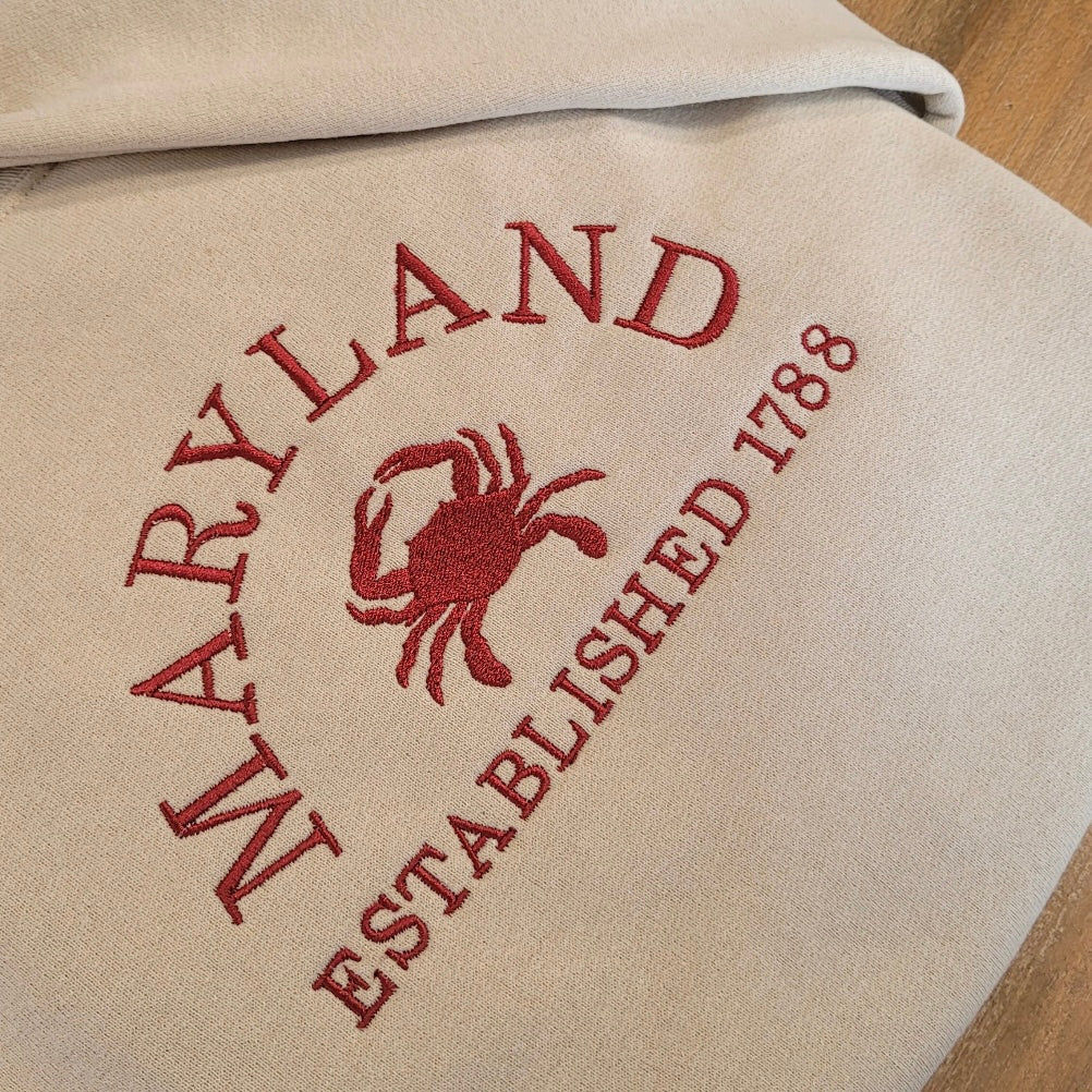 Maryland Embroidered Sweatshirt
