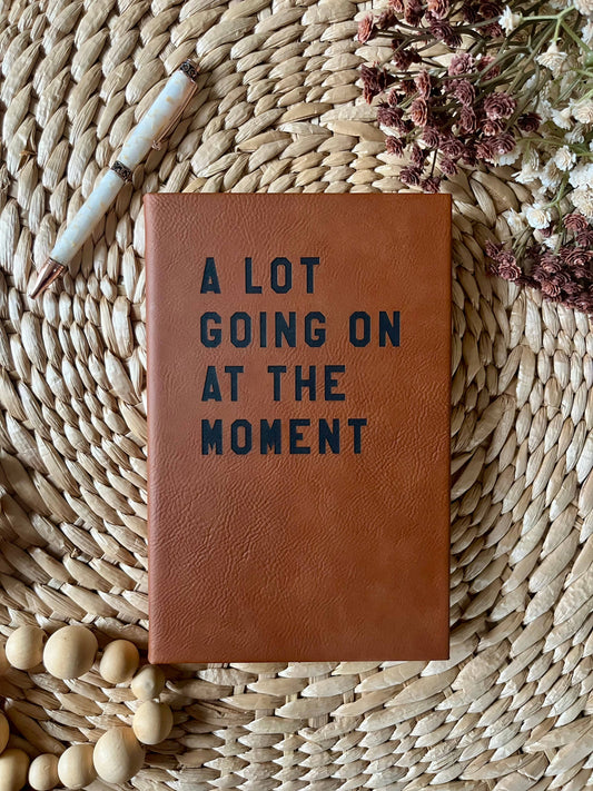 A lot going on Leatherette Journal