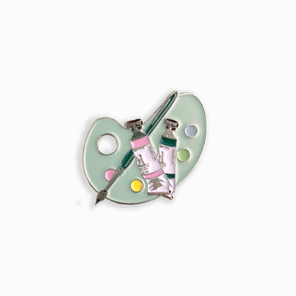 Artist Palette Enamel Pin