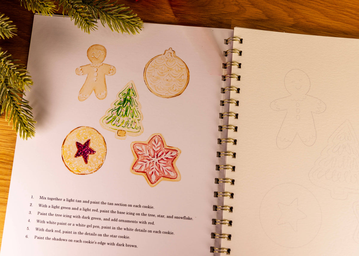 Christmas Watercolor Workbook