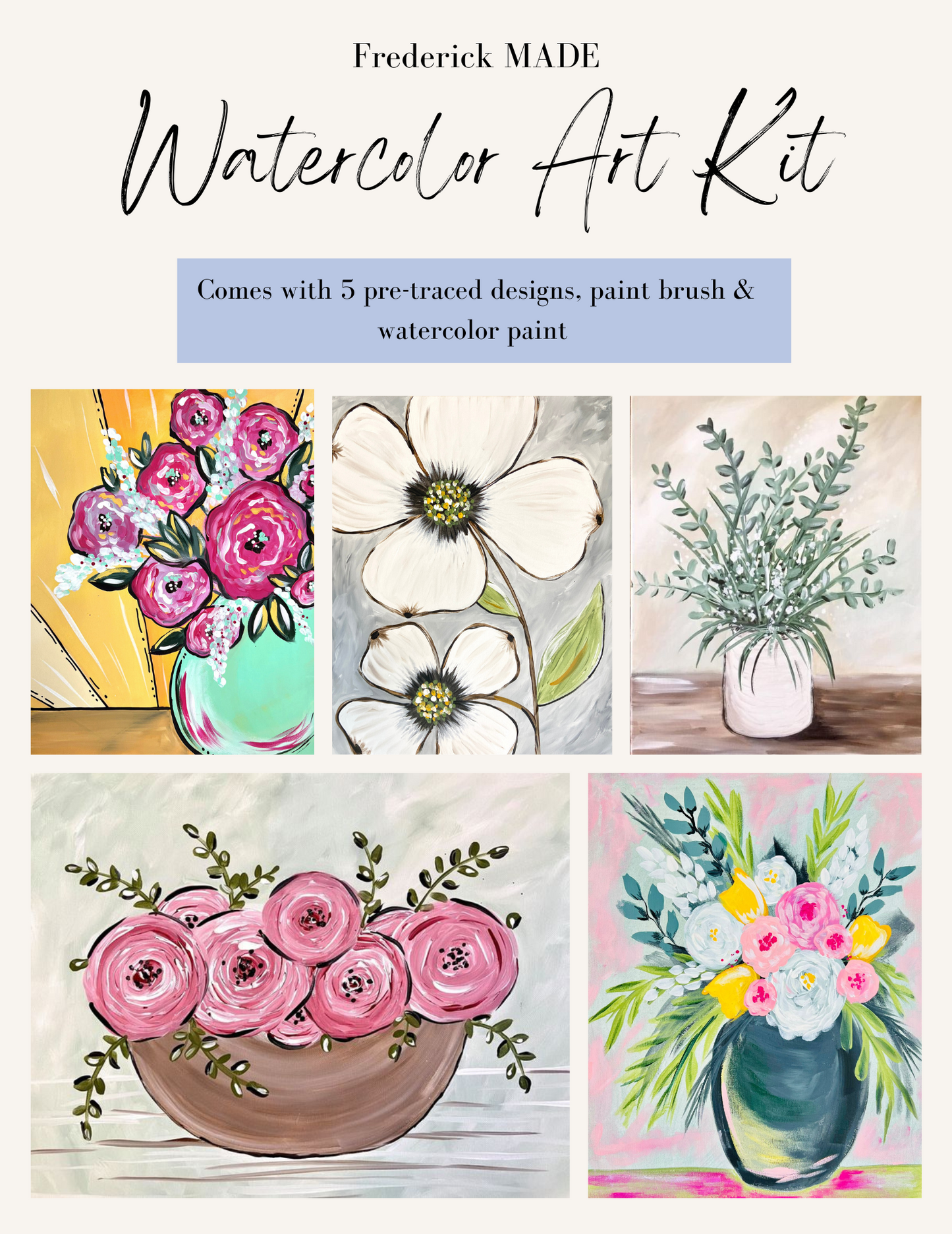 Floral MINI Watercolor Kit