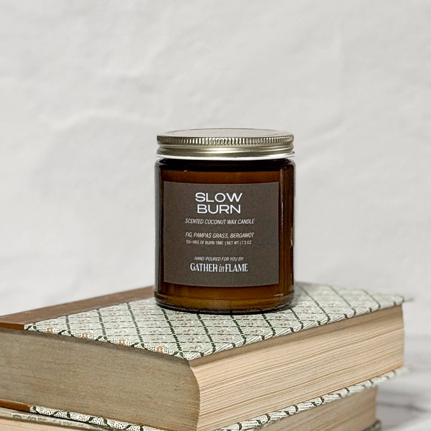 Slow Burn Wood Wick Candle – Fig, Vetiver & Soft Woods