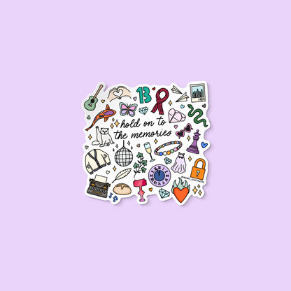 Eras Doodles sticker