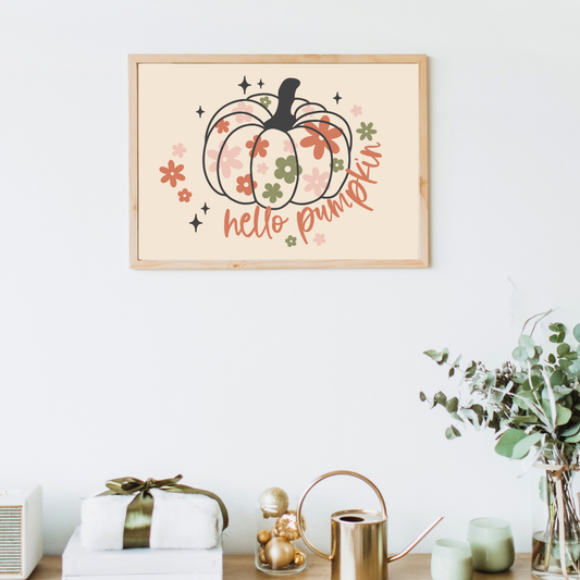 Hello Pumpkin Art Print