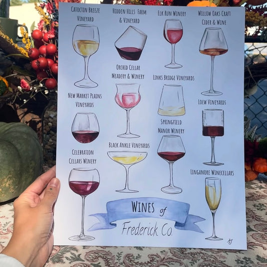 Wines of Frederick Print