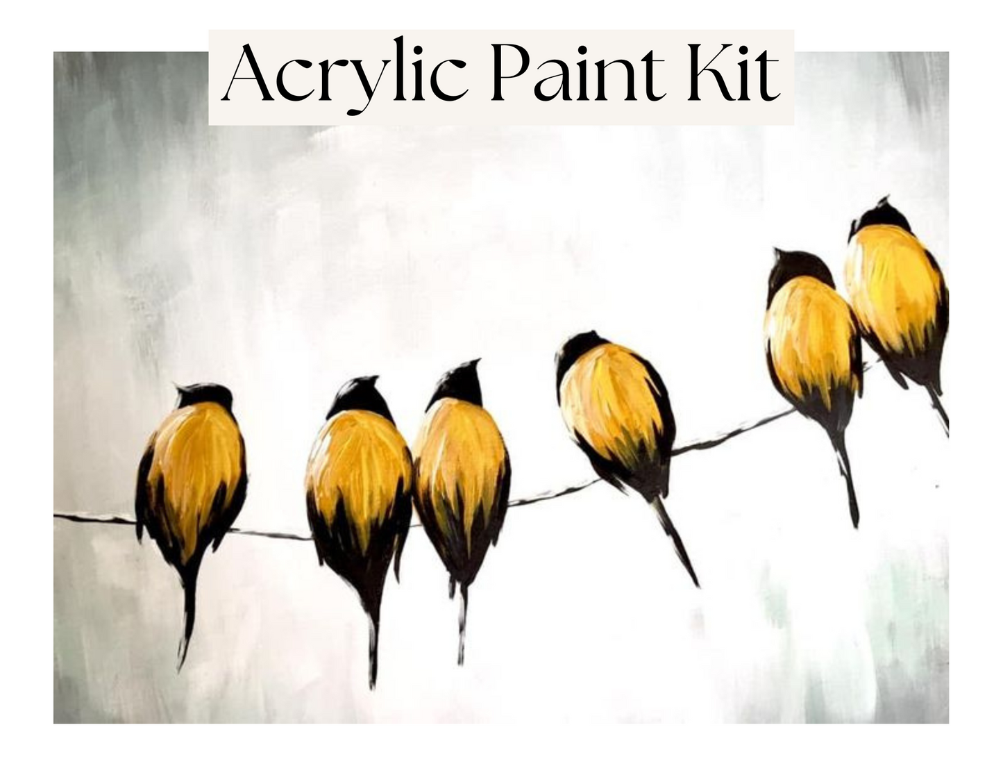 Birds on a Wire Paint Kit