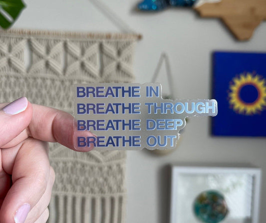 Breathe sticker