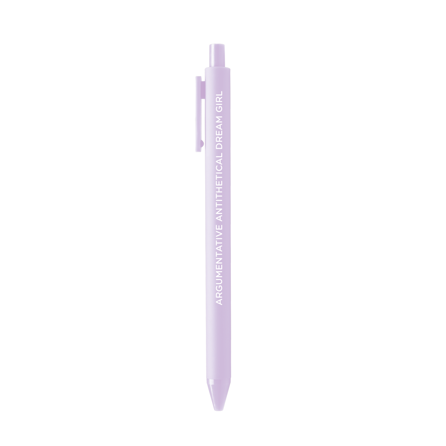 Argumentative Antithetical Dream Girl gel pen