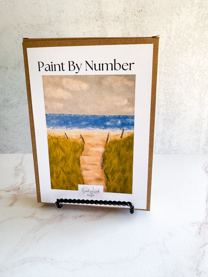 Quiet Beach Mini Paint by Number