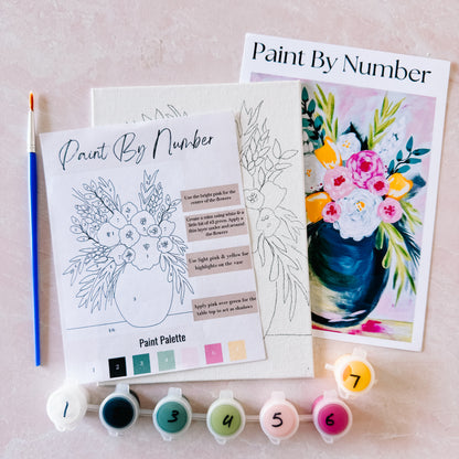 Boho Bouquet Mini Paint By Number