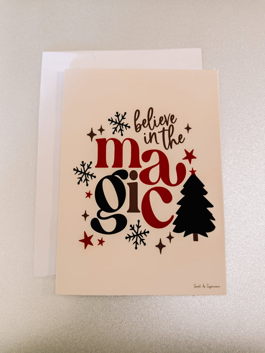 Believe in the Magic Christmas Card