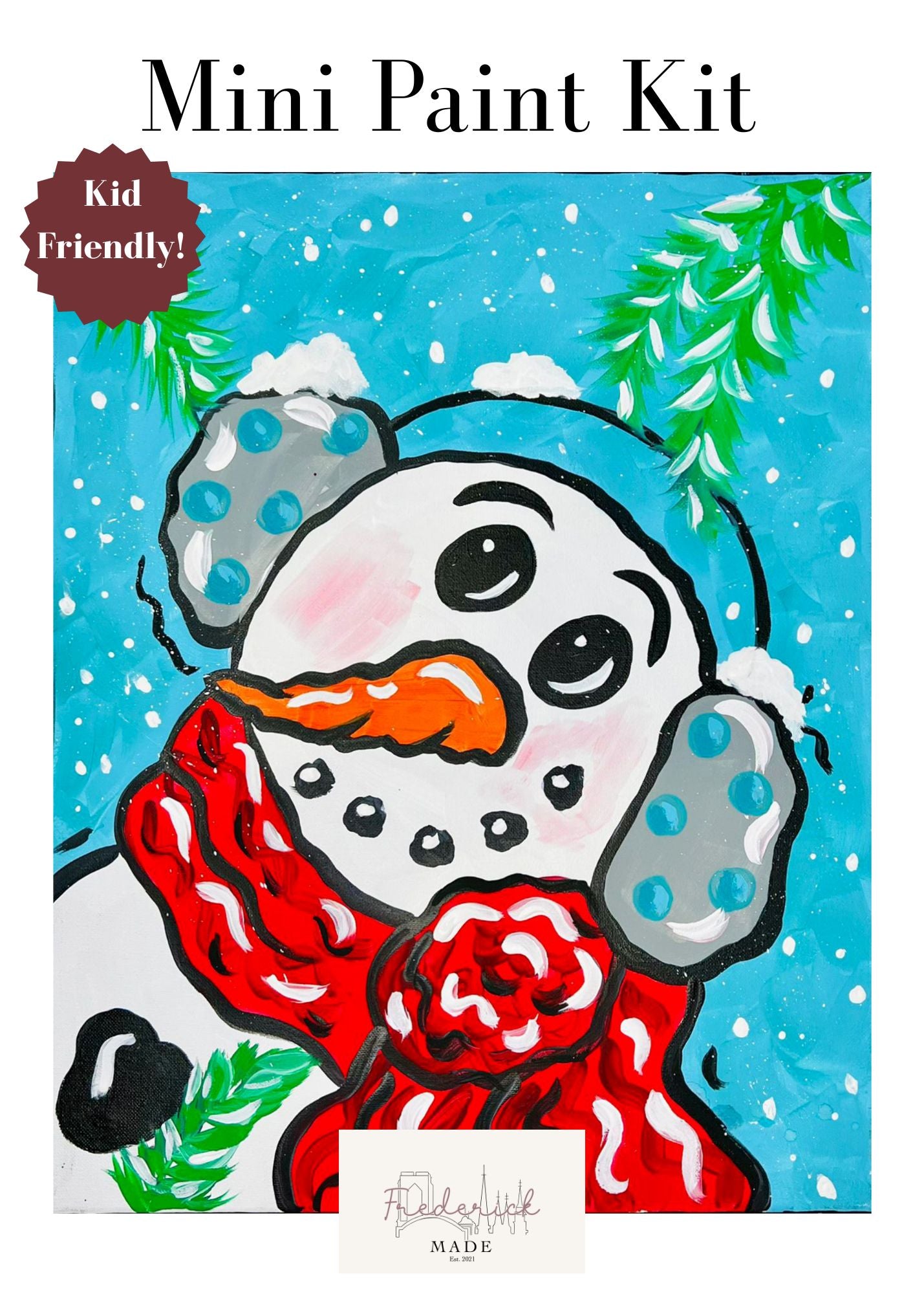 Winter Kids Paint Kit