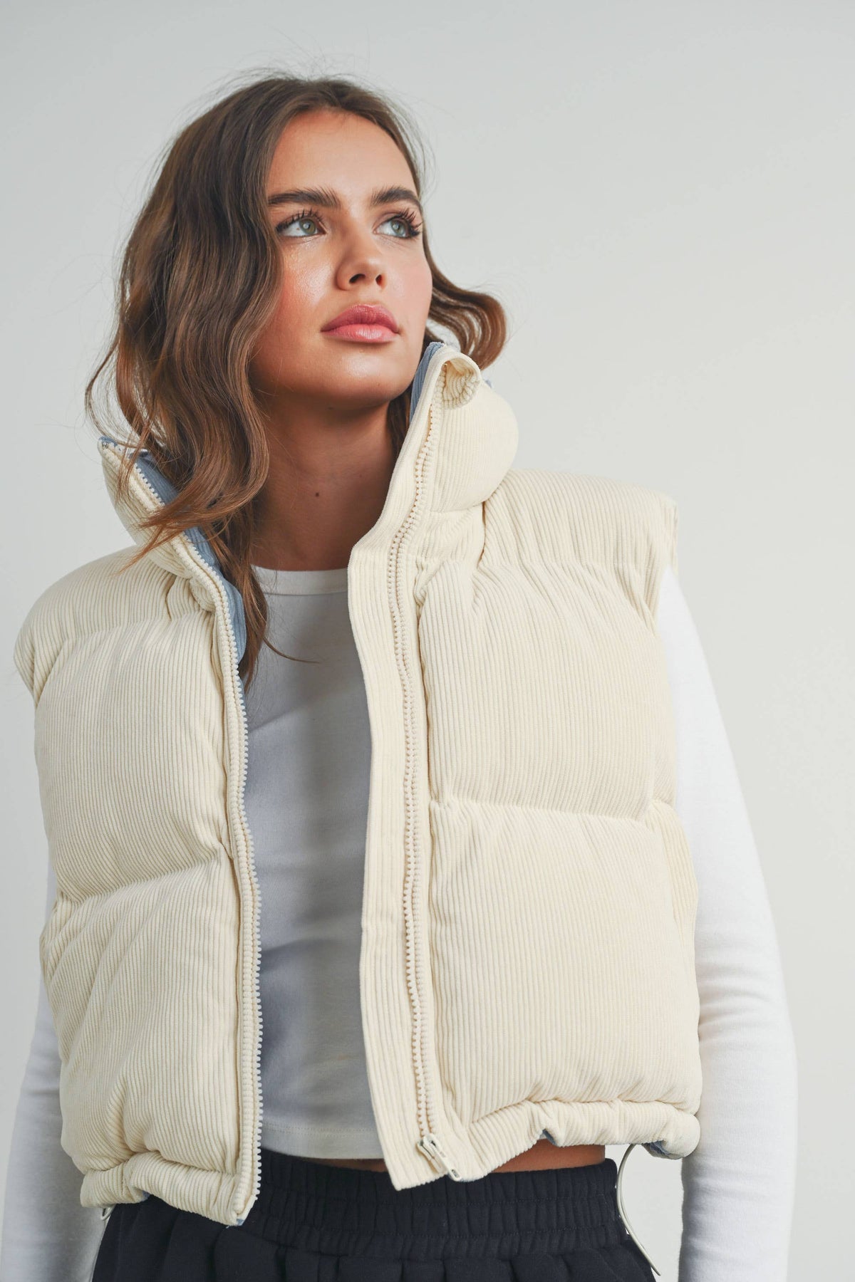 Curated Corduroy Puffer