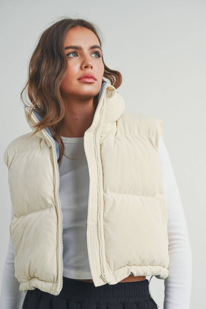 Curated Corduroy Puffer