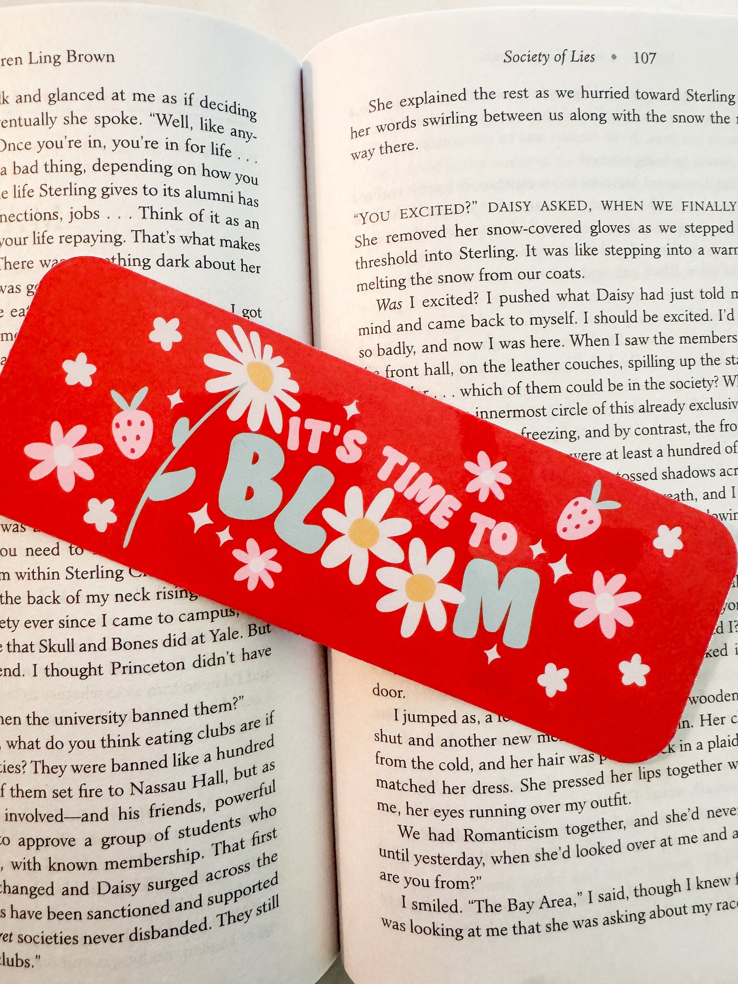Time to Bloom Bookmark