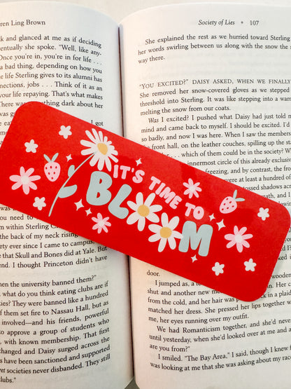 Time to Bloom Bookmark