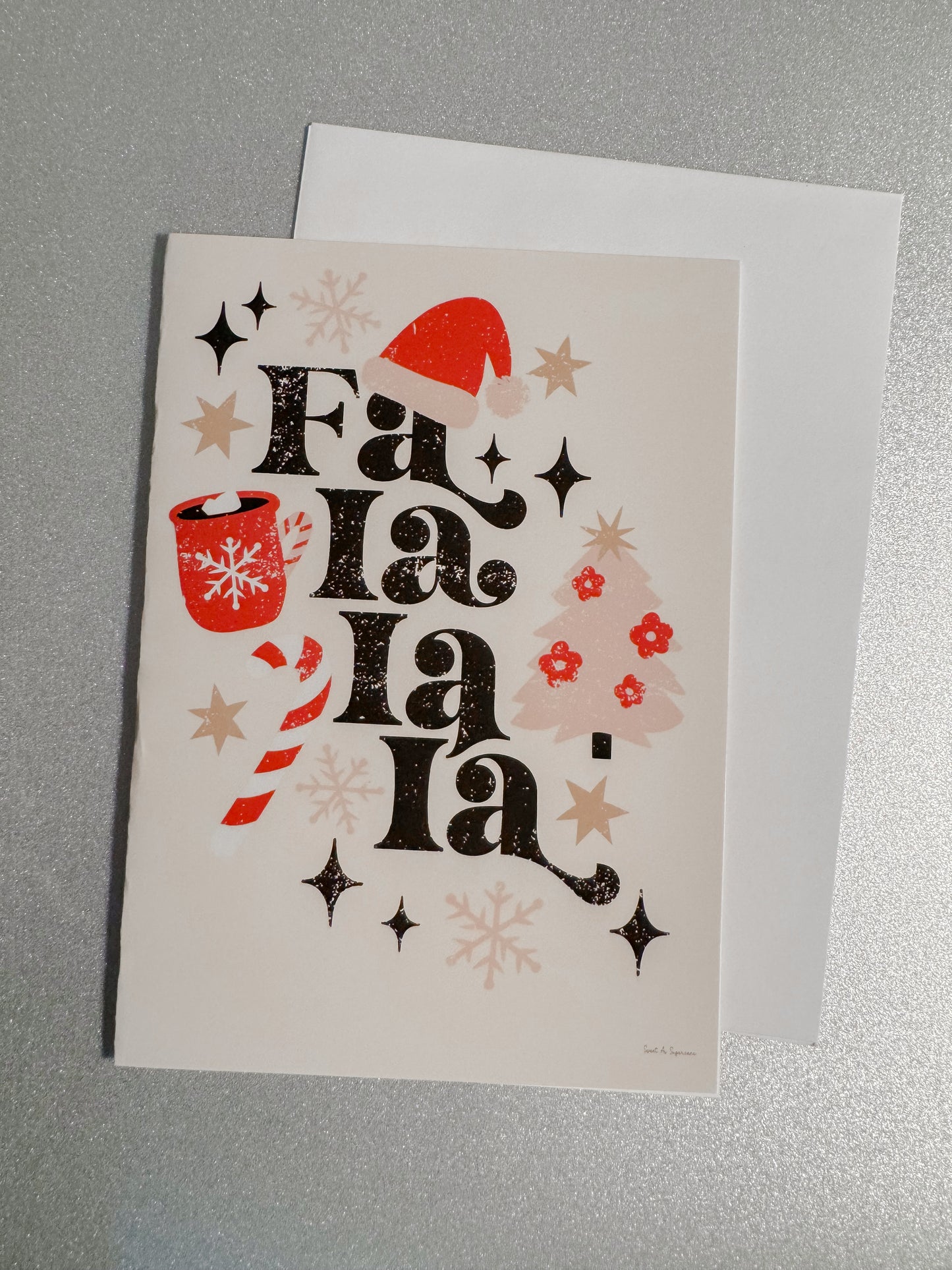 Fa La La Christmas Card