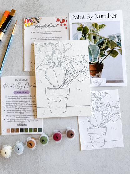 Plant Still Life Mini Paint By Number