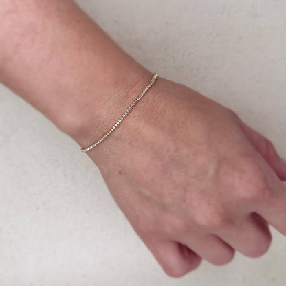 Gold Filled Mini Tennis Bracelet