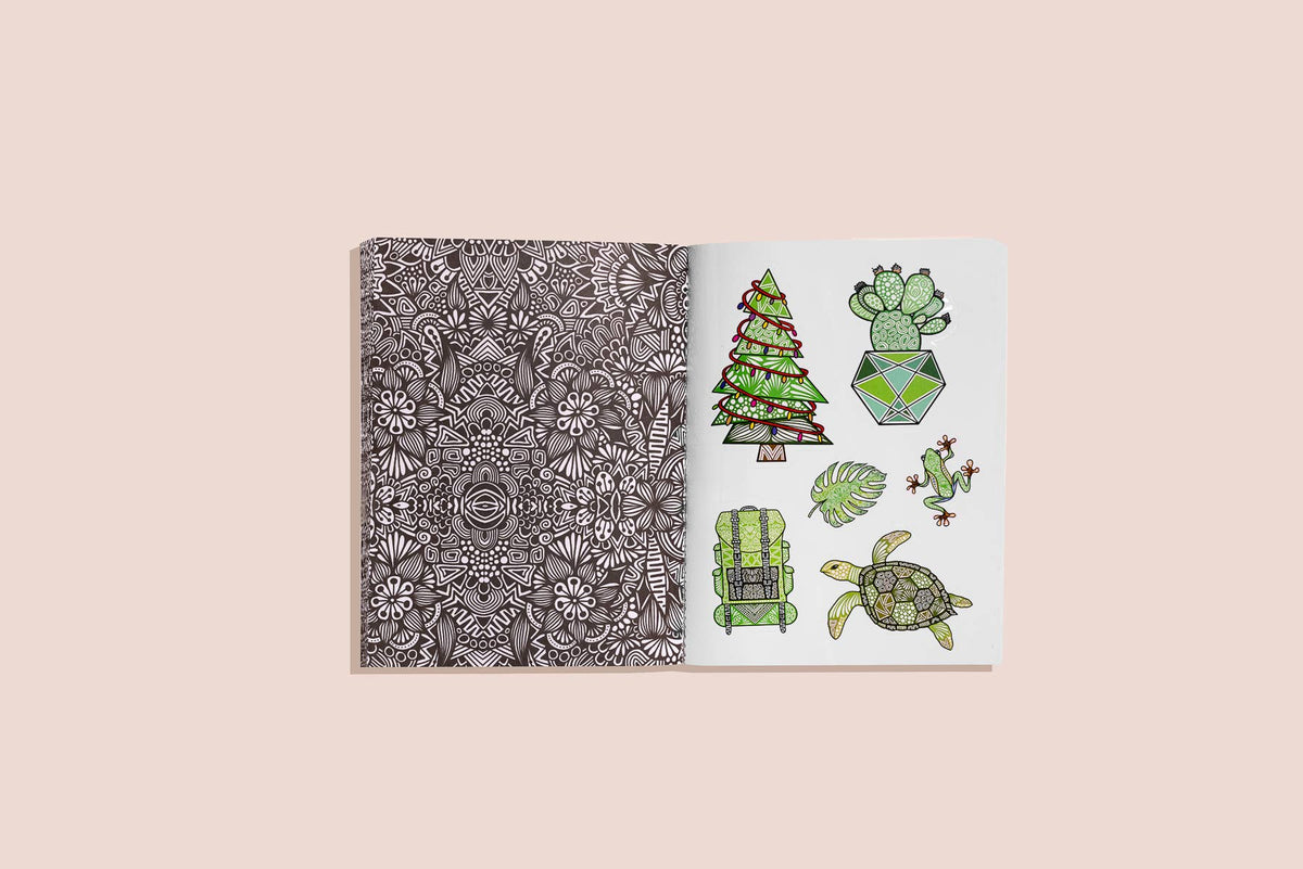 Waterproof Sticker Book with 500+ Vinyl Stickers