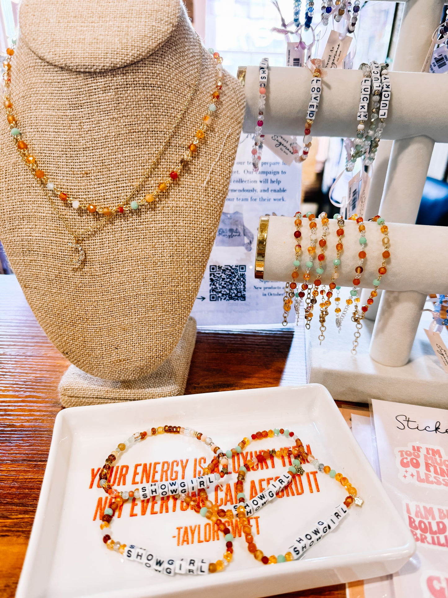 Showgirl chain necklace