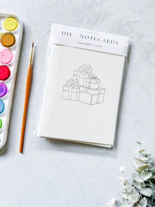 Christmas Eve Paintable Notecards