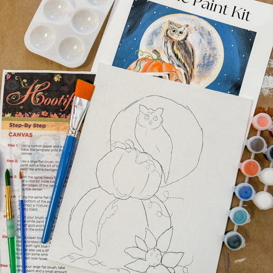 Halloween Owl Paint Kit