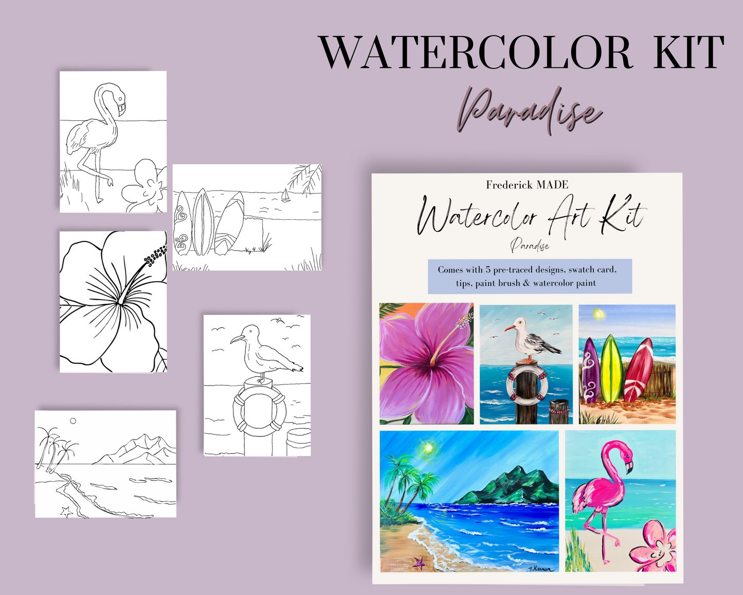 Paradise MINI Watercolor Kit