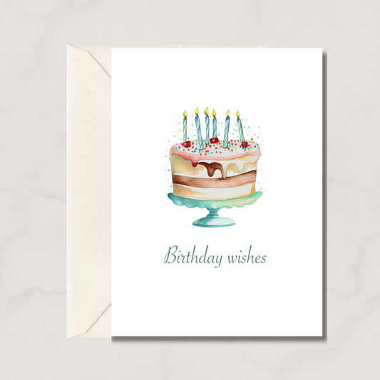 Birthday wishes card