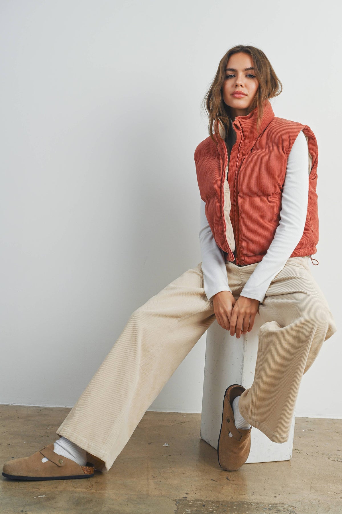 Curated Corduroy Puffer