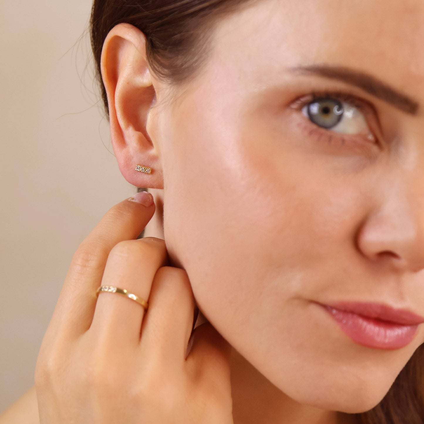 Gold Filled Bar Studs