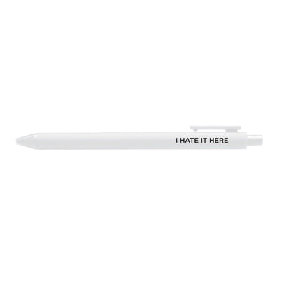 I hate it here gel pen