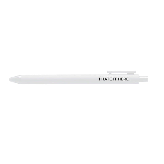 I hate it here gel pen