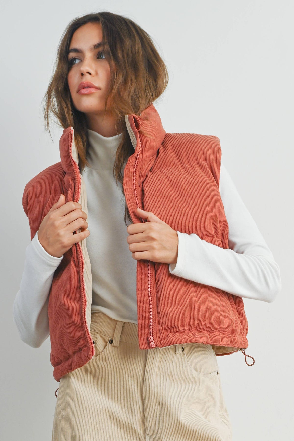 Curated Corduroy Puffer