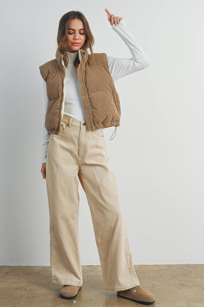 Curated Corduroy Puffer