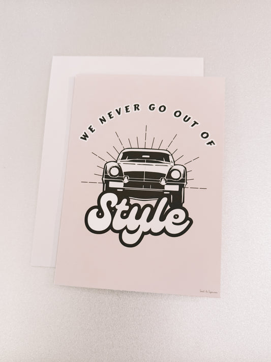 Style Greeting Card