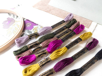 Violet Vibes Cross Stitch Kit